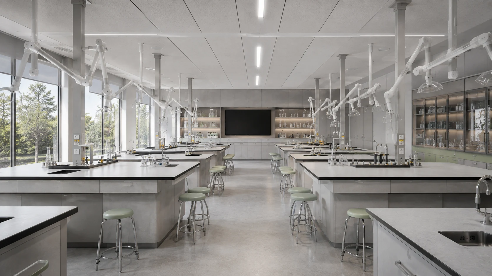 中学创新实验空间（AI空间效果示意）
